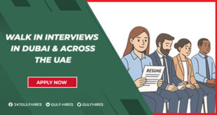 Walk in Interviews in Dubai